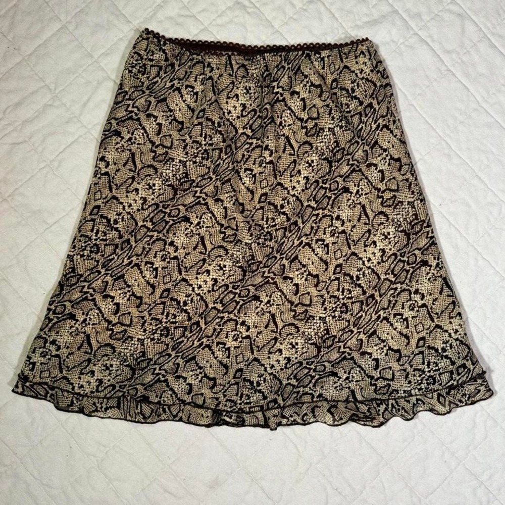 Briggs New York Snakeskin Midi Skirt – M (Fits M/L